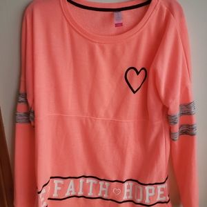 Pink long sleeve shirt